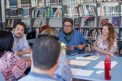 Durante la jornada, también se realizó un encuentro en torno a la convivencia escolar, donde participaron equipos directivos y jefes de departamentos de la Cormun Rancagua.