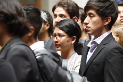 “Este edificio es un símbolo de los valores y principios que la Universidad de Chile representa", comentó el director de Extensión.