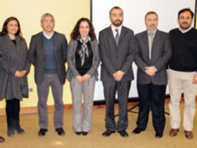 Rolando Escobar (Presidente COOPEUMO); Geraldine Fuentealba (GORE O´Higgins); José Guajardo (Secretario Regional MINAGRI); Carmen Prieto; Osvaldo Salazar; Juan Paulo Vega y Jorge Quintanilla.