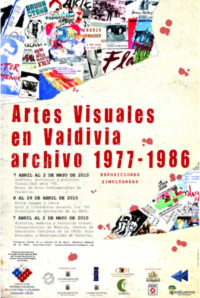 El proyecto de investigación titulado "Artes Visuales en Valdivia: archivo 1977-1986" culminará con tres exposiciones simultáneas y dos coloquios. Las muestras estarán abiertas desde el 7 de abril.