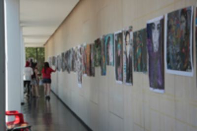 El 24 de enero, día de cierre de la Escuela de Verano 2014, se realizó una exposición de los trabajos prácticos de los estudiantes. 