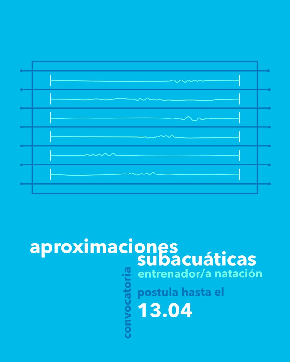 Convocatoria entrenadores/as, proyecto "Aproximaciones subacuáticas"