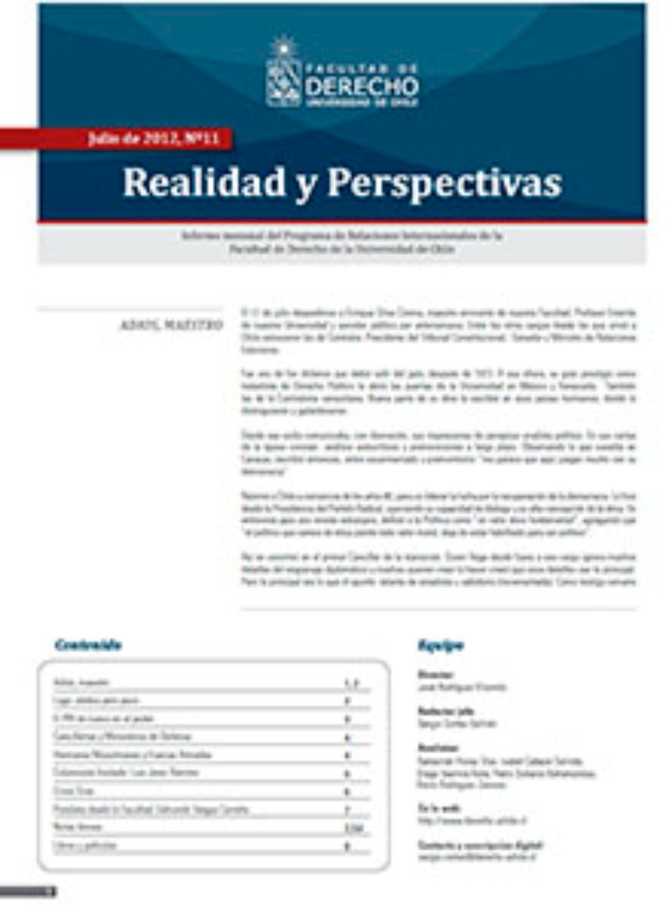 Realidad y Perspectivas