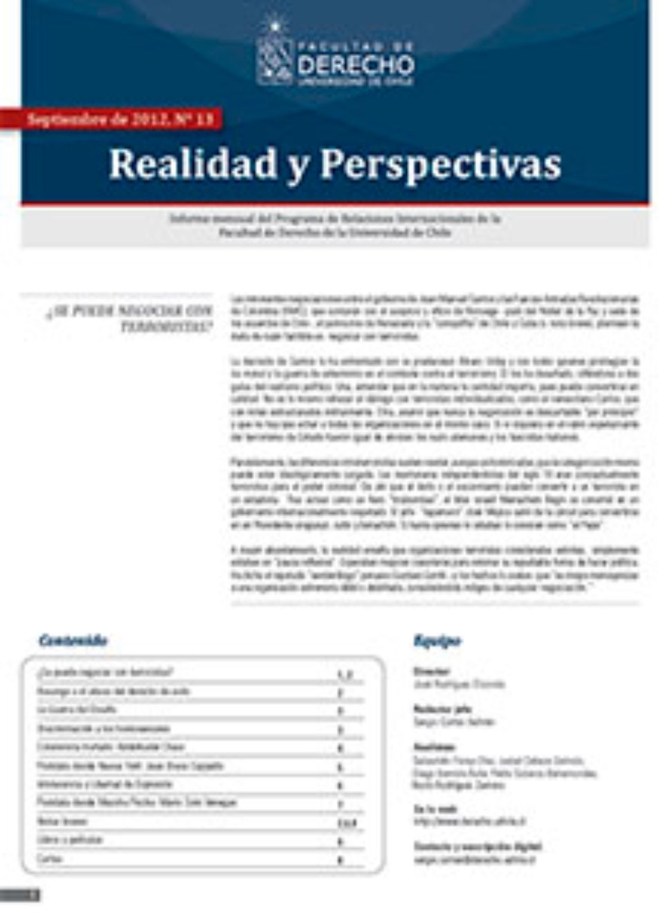 Realidad y Perspectivas