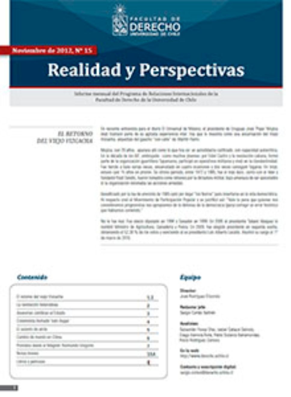 Realidad y Perspectivas