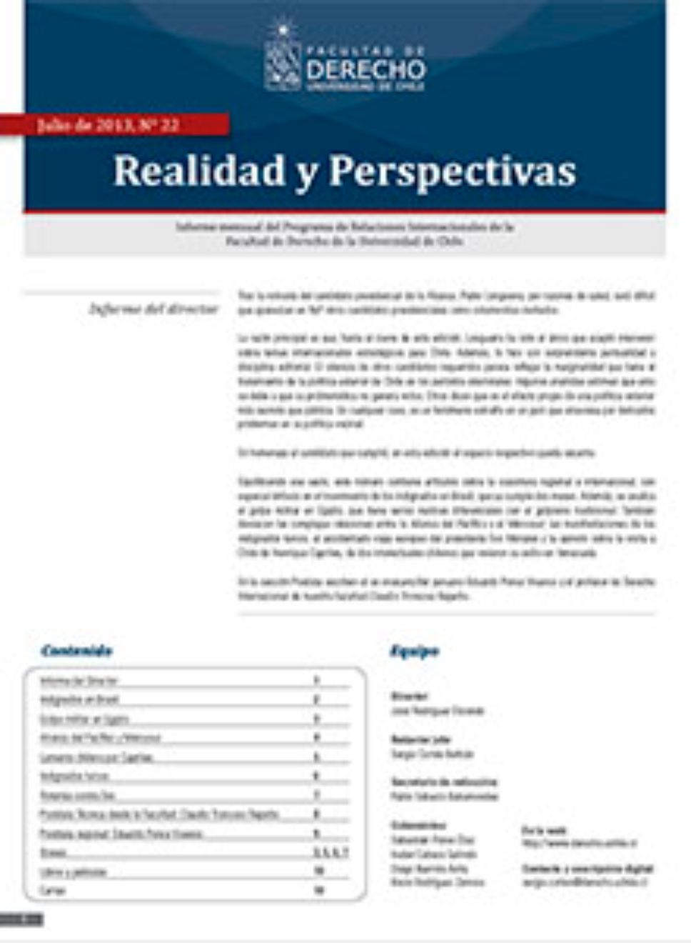 Realidad y Perspectivas