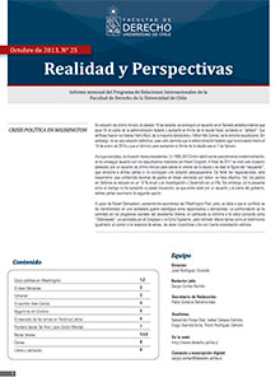 Realidad y Perspectivas