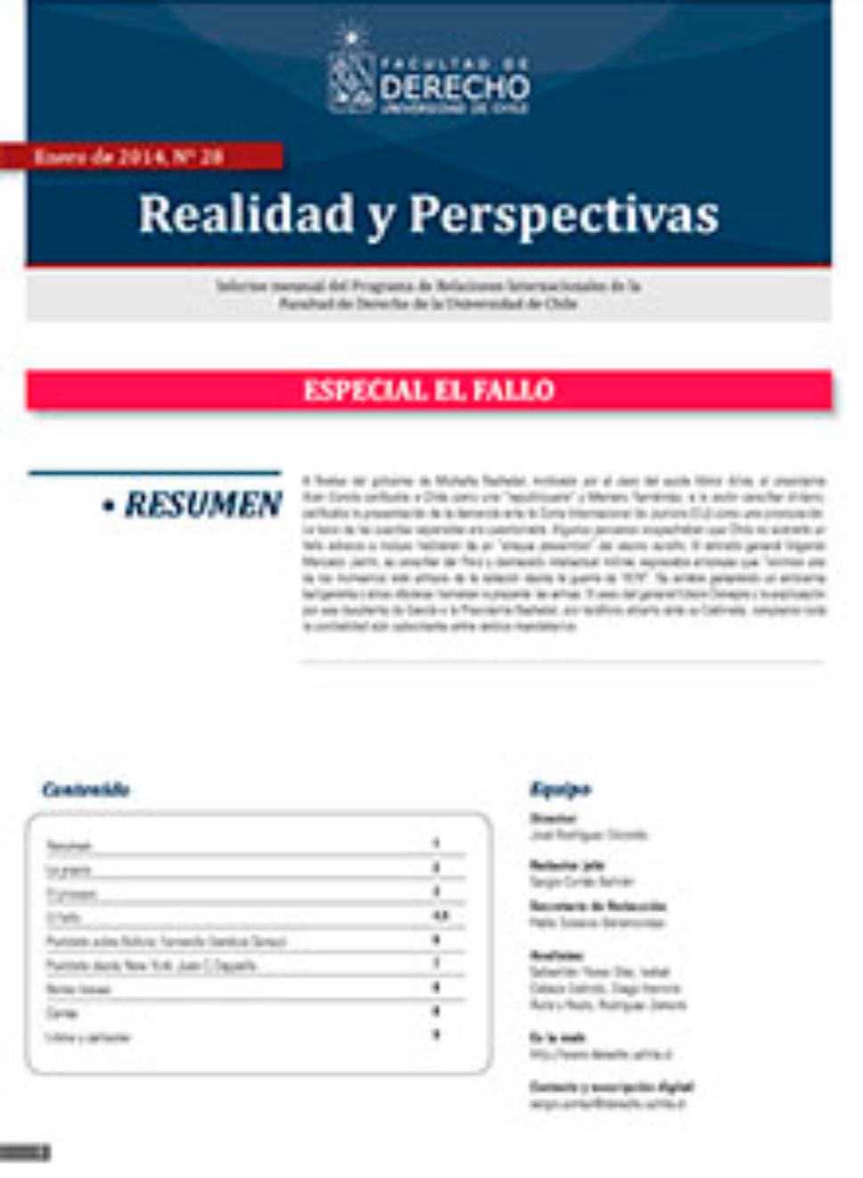 Realidad y Perspectivas