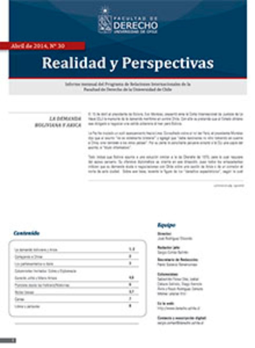 Realidad y Perspectivas