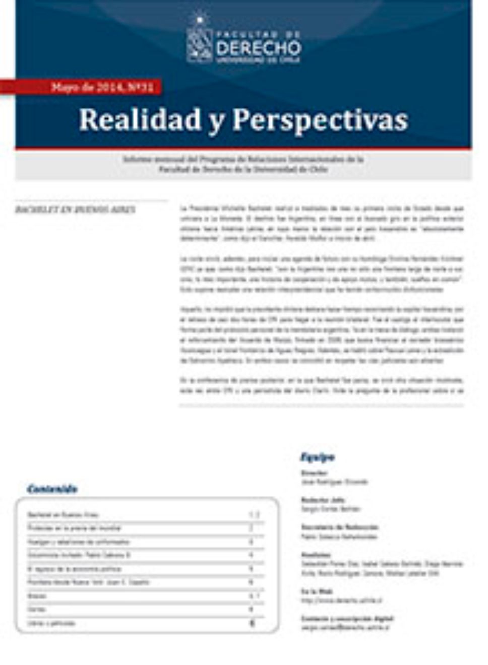 Realidad y Perspectivas
