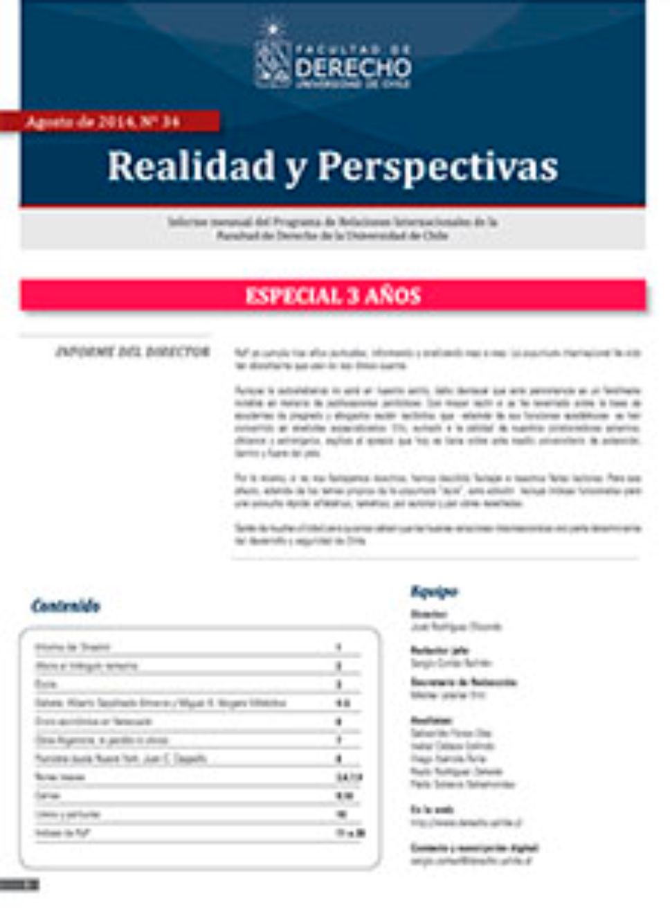 Realidad y Perspectivas