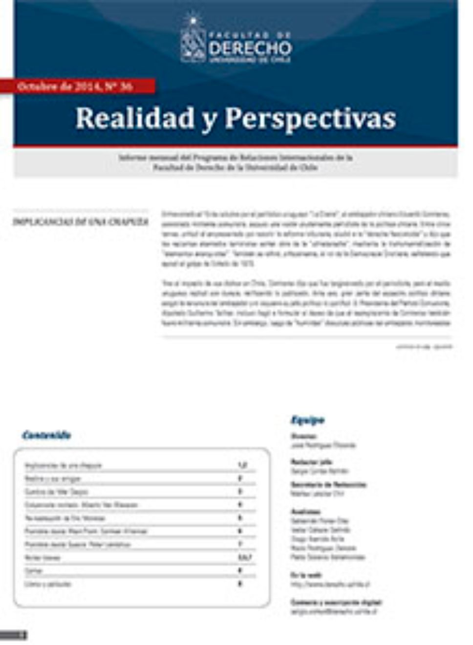 Realidad y Perspectivas