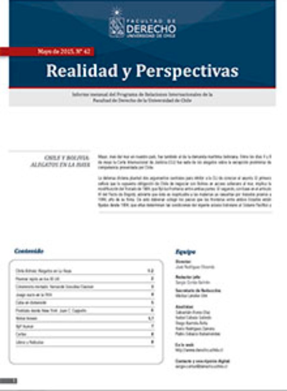 Realidad y Perspectivas
