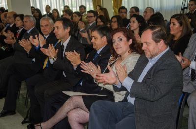 Ceremonia de graduación en la Escuela de la Policía de Investigaciones de Chile.