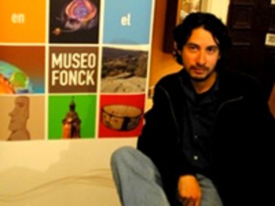 Miguel Fuentes en lanzamiento del libro en el Museo Fonck de Viña del Mar