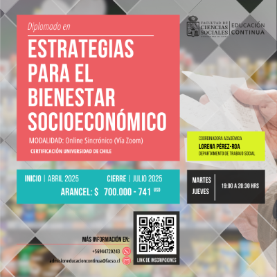 Estrategias para el bienestar socioeconomico