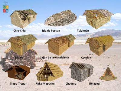 El lugar cuenta con modelos en escala real de viviendas de diferentes zonas del territorio.