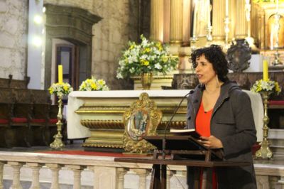 La presentación también incluyó palabras de la arquitecta Francisca Muñoz, de la editorial Sa Cabana.