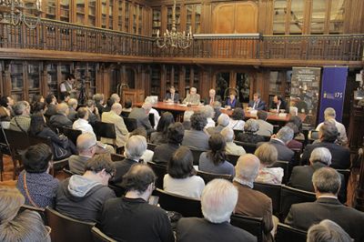 La presentación se realizó en la Sala Ercilla de la Biblioteca Nacional.