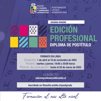 Diploma de Postítulo en Edición Profesional