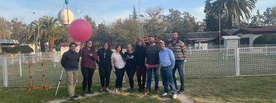 Participantes del turno de día de la campaña SABLEX 2023 en dependencias de la Dirección Meteorológica de Chile (DMC).