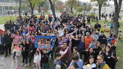 La feria reunió a 72 familias y cerca de 250 personas de diferentes edades, quienes participan de los diversos estudios del Centro de Investigación en Ambientes Alimentarios y Prevención de Enfermedades Crónicas Asociadas a la Nutrición