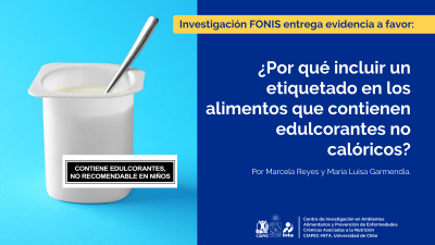  Agregar un etiquetado de advertencia en los alimentos que contienen edulcorantes es lo correcto según la evidencia