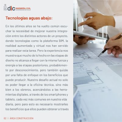 "Nuestro desafío actual no solo es poder llegar a la oficina técnica, sino más bien a los obreros, acercándolos a las herramientas digitales"