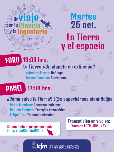 Programa martes 26 de octubre.