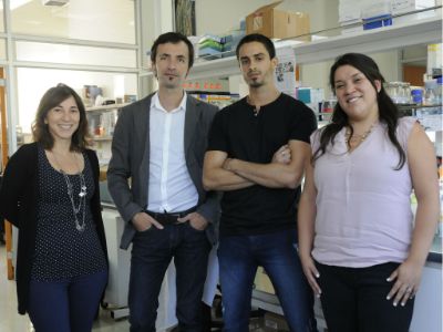 Doctores Claudia Durán, Claudio Hetz, Felipe Cabral y Gabriela Martínez.