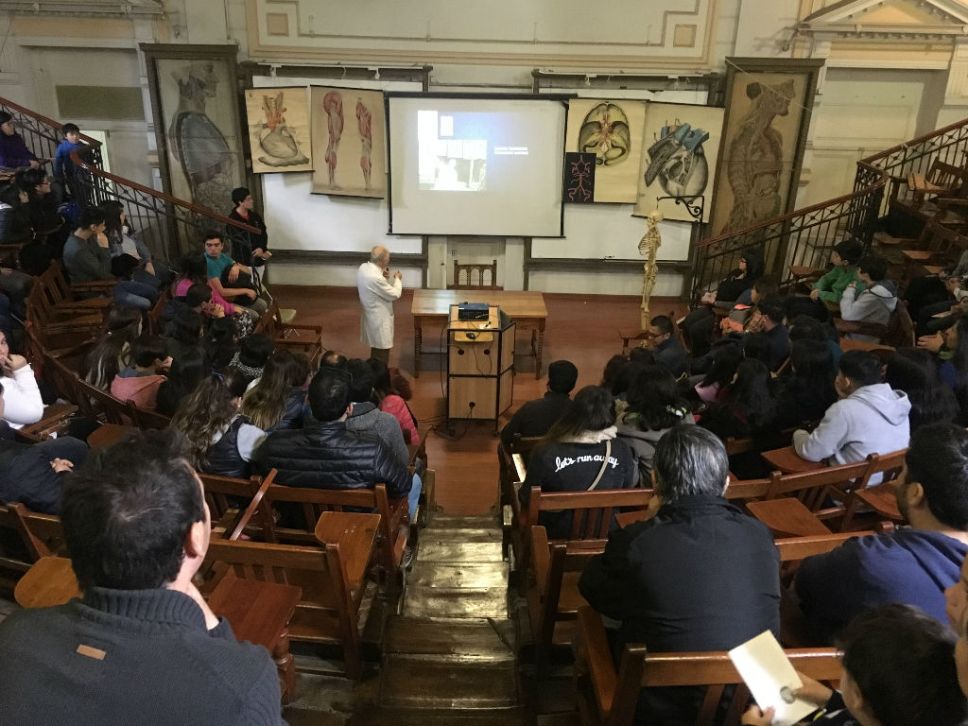 La actividad consideró una charla histórica de la disciplina en el país