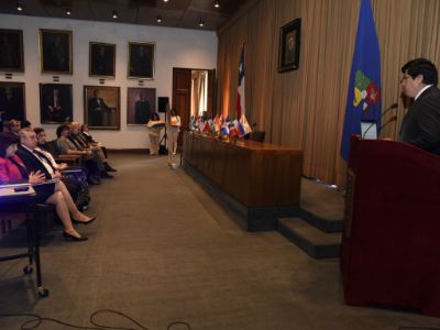 Doctor Julio Cárdenas, presidente del III Congreso Panamericano de Historia de la Medicina. 