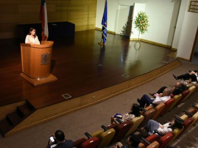 La dra. Santolaya destacó que el postgrado "tiene un profundo impacto en la propia institución, quiebra barreras, acerca disciplinas y se anticipa a la creación de nuevas estructuras¿.