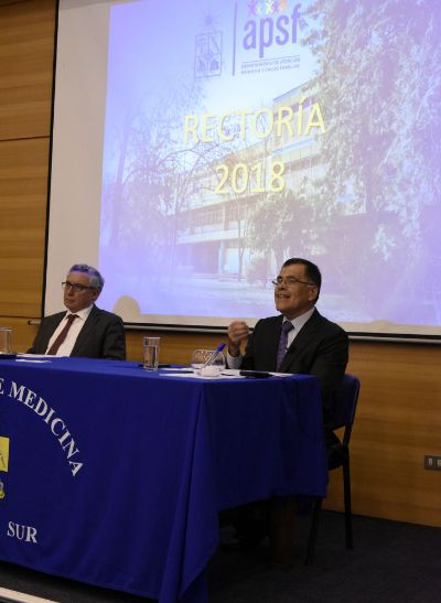 Profesores Ennio Vivaldi y Patricio Aceituno