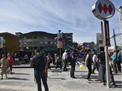 Nueva estación Hospitales de Línea 3 del Metro de Santiago