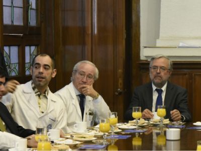 Doctores Rodrigo López, Luis Ibáñez y Manuel Kukuljan.