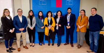 Autoridades del Instituto de Salud Laboral, de la línea de Ergonomía del Departamento de Kinesiología y del Programa Medichi de la Facultad de Medicina. 