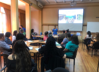 La directora de la Oficina de Equidad e Inclusión, Maribel Mora Curriao, presentó el modelo MIES