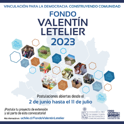 Universidad de Chile abre convocatoria al Fondo Valentín Letelier 2023