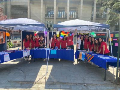 Los participantes de la feria de extensión a la comunidad. 