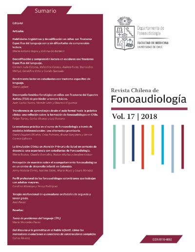 Revista Chilena de Fonoaudiología