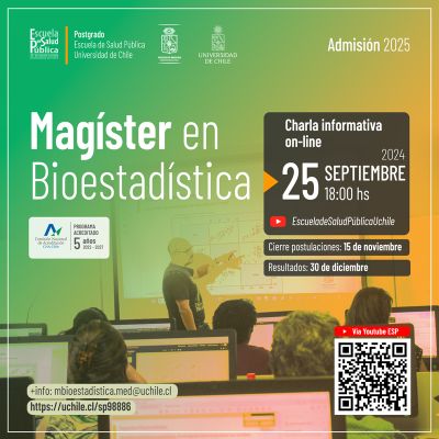 Charla postulación al Magister de Bioestadística (cohorte 2025) 