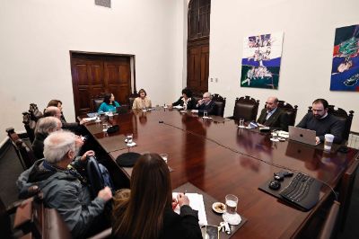 La reunión abordó los desafíos de la función evaluadora y la agenda de trabajo que se desarrollará para lograrlos.