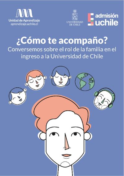 Banner de la actividad ¿Cómo te acompaño? Conversemos sobre el rol de la familia en el ingreso a la Universidad de Chile