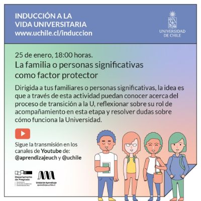 Banner de la actividad la familia o personas significativas como factor protector