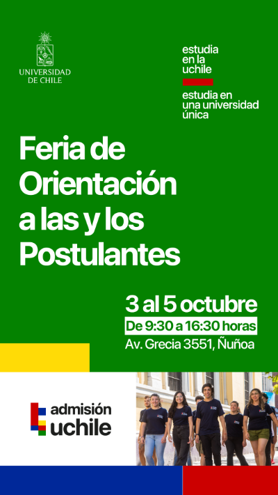 banner de la Feria de Orientación a las y los Postulantes - Admisión 2024