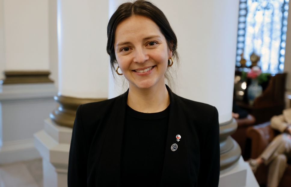 Sofía Shultz, estudiante de segundo año de la ACADE, fue parte del encuentro con estudiantes del programa ULP, donde pudo conectar con estudiantes provenientes del Asia-Pacífico, 
