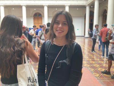 Giulia Bisanti, estudiante del Politécnico Milano, Italia, estudiará Ingeniería Industrial en la Facultad de Ciencias Físicas y Matemáticas de la U. de Chile.