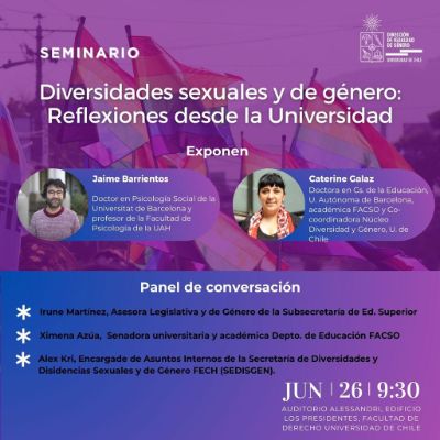 Seminario “Diversidades sexuales y de género: Reflexiones desde la Universidad”