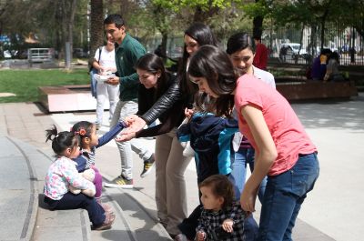 Estudiantes madres y sus hijas/os 